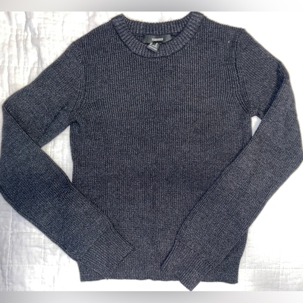 Forever 21, size medium, black woven sweater